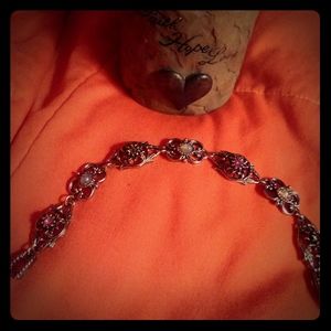 Vintage semi precious jewel bracelet.